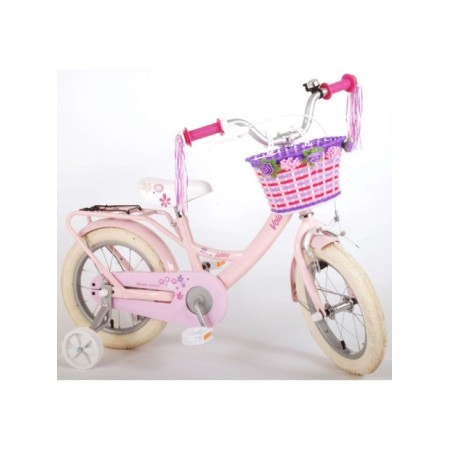 Volare Ashley Kinderfiets - Meisjes - 14 inch - Roze - 95% afgemonteerd