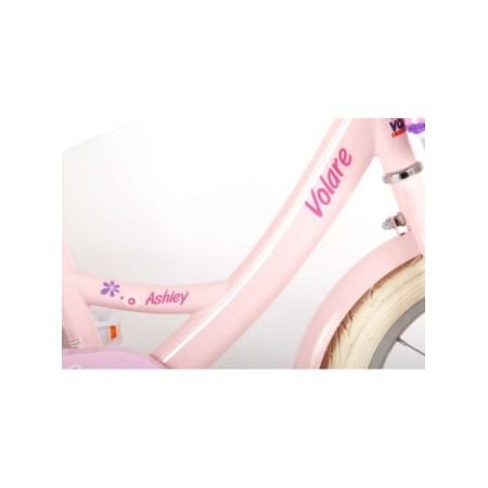 Volare Ashley Kinderfiets - Meisjes - 14 inch - Roze - 95% afgemonteerd