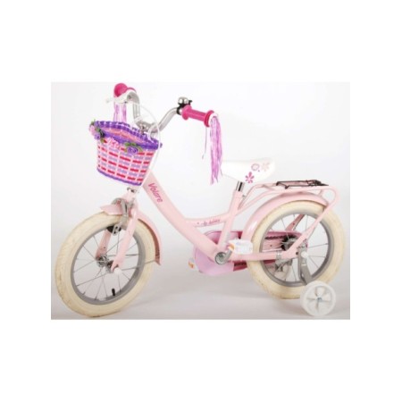 Volare Ashley Kinderfiets - Meisjes - 14 inch - Roze - 95% afgemonteerd