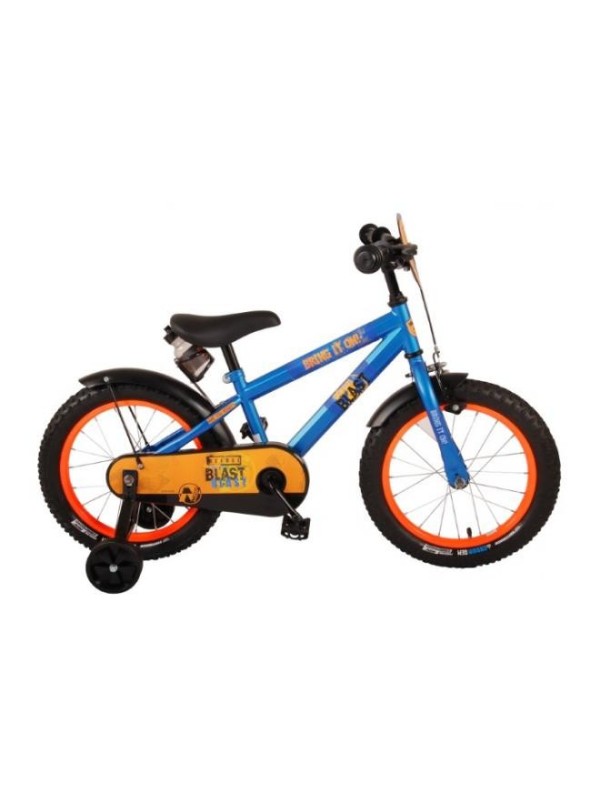 NERF Kinderfiets - Jongens - 16 inch - Satijn Blauw