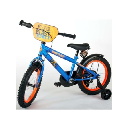 NERF Kinderfiets - Jongens - 16 inch - Satijn Blauw