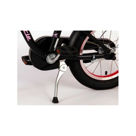 Volare Miracle Kinderfiets - Meisjes - 14 inch - Mat Zwart - Prime Collection