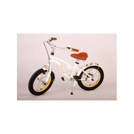 Volare Miracle Kinderfiets - Meisjes - 14 inch - Wit - Prime Collection