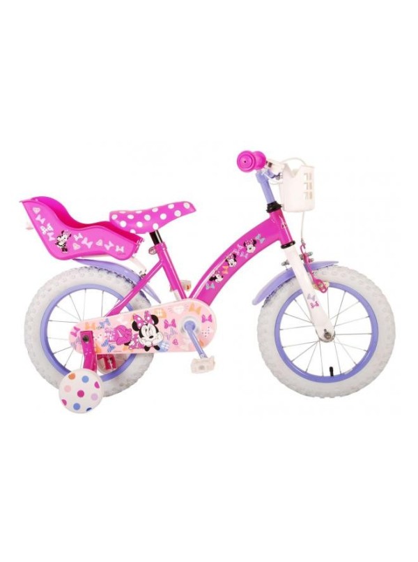 Disney Minnie Cutest Ever! - Kinderfiets - Meisjes - 14 inch - Roze