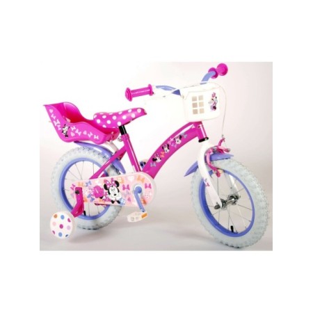 Disney Minnie Cutest Ever! - Kinderfiets - Meisjes - 14 inch - Roze