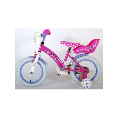 Disney Minnie Cutest Ever! - Kinderfiets - Meisjes - 14 inch - Roze