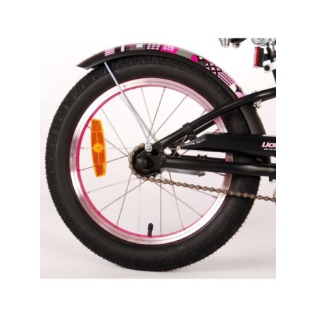 Volare Miracle Cruiser Kinderfiets - Meisjes- 16 inch - Mat Zwart - Prime Collection