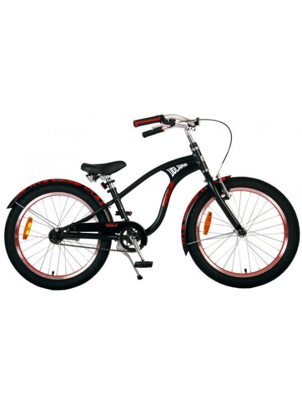 Volare Miracle Cruiser Kinderfiets - Jongens - 20 inch - Mat Zwart - Prime Collection