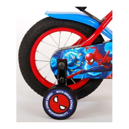 Spider-Man Kinderfiets - Jongens - 12 inch - Blauw/Rood