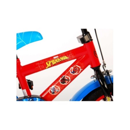 Spider-Man Kinderfiets - Jongens - 12 inch - Blauw/Rood