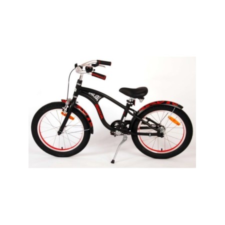 Volare Miracle Cruiser Kinderfiets - Jongens - 18 inch - Mat Zwart - Prime Collection