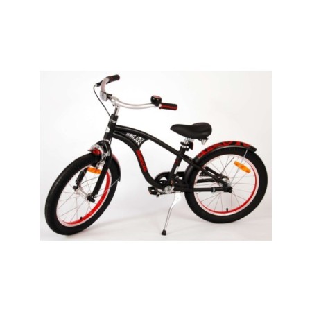 Volare Miracle Cruiser Kinderfiets - Jongens - 18 inch - Mat Zwart - Prime Collection