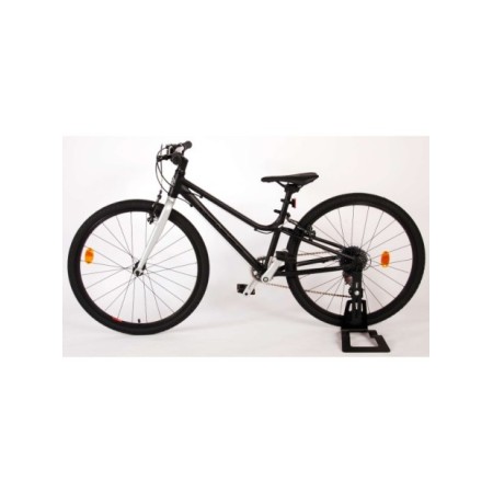 Volare Dynamic Kinderfiets - Jongens - 24 inch - Mat Zwart - 8 Versnellingen - Prime Collection