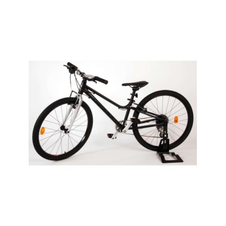 Volare Dynamic Kinderfiets - Jongens - 24 inch - Mat Zwart - 8 Versnellingen - Prime Collection