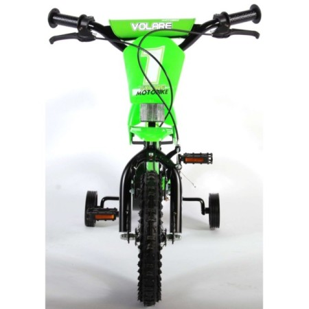 Volare Motorbike Kinderfiets - Jongens - 12 inch - Groen - Twee handremmen