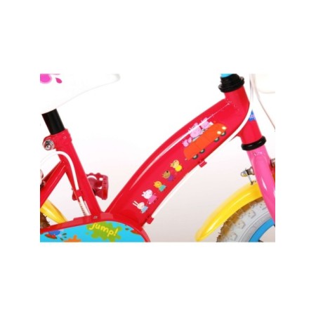 Peppa Pig Kinderfiets - Meisjes - 12 inch - Roze - Twee handremmen