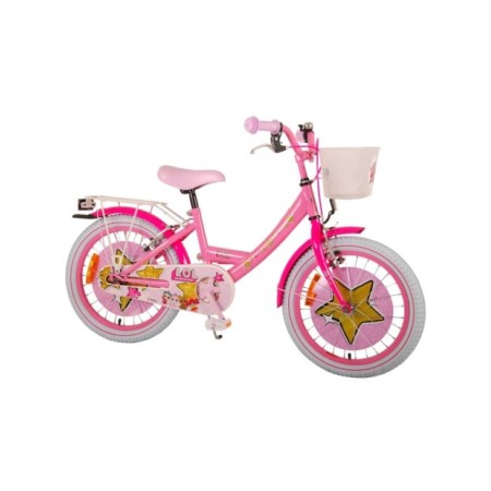 LOL Surprise Kinderfiets - Meisjes - 18 inch - Roze - twee handremmen