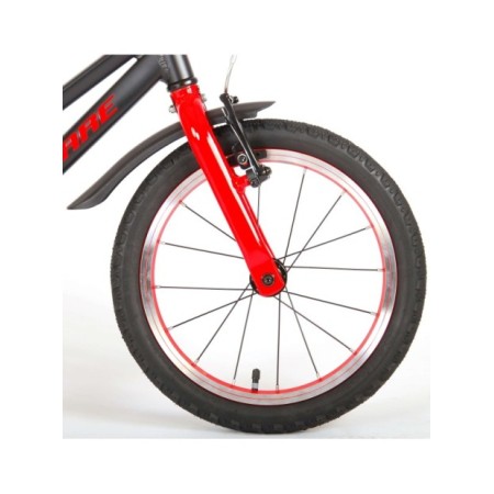 Volare Blaster Kinderfiets - Jongens - 16 inch  - Zwart/Rood - Prime Collection